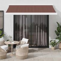 Automatinė ištraukiama markizė rudos spalvos 350x250cm