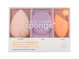 Real Techniques Glow Radiance Complexion Kit Aplikatorius 1ml makiažo kempinėlė