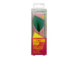 Real Techniques Nectar Pop Dewy Dose Sponge Set Aplikatorius 2ml makiažo kempinėlė