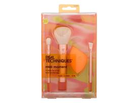 Real Techniques Midi Moment Brush + Sponge Set Šepetėlis 1ml makiažo šepetėlis