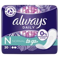Always Daily Normal Įklotas 20ml kelnaitės ir įklotai po gimdymo Moterims