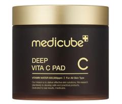 Medicube Deep Vita C Pad Valomosios servetėlės 70 Pads korėjietiški valomieji veido padeliai