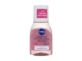 Nivea Rose Touch Waterproof Eye Make-Up Remover Akių makiažo valiklis 100ml akių makiažo valiklis Moterims