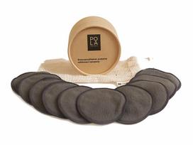 Pola Cosmetics Make-up removers with carbon fibers 10 pcs makiažo valymo kempinėlė Moterims