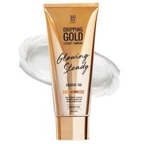 Dripping Gold Self-tanning cream Light/Medium Dripping Gold Glowing Steady (Gradual Tan) 200 ml 200ml savaiminio įdegio kremas Moterims