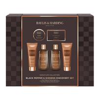 Baylis & Harding Gift set Black Pepper & Ginseng 6 pcs vonios ir dušo priemonė Vyrams