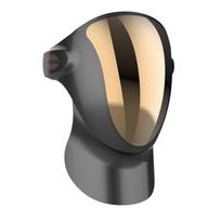 Palsar 7 Professional LED treatment mask for face and neck with charging station (Black, Gold) veido priežiūros prietaisas Moterims