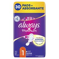 Always Ultra Platinum Normal sanitary napkins 30 pcs Intymioji higiena Įklotai ir higieniniai paketai Moterims