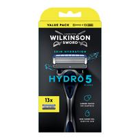Wilkinson Sword Hydro 5 Skin Protection razor + 13 heads barzdos priežiūra