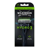 Wilkinson Sword Hydro 3 Black Edition razor + 1 head skustuvas