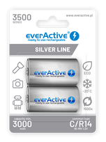 Akumuliatorius everActive R14 / C NiMH 1,2V 3500 mAh paruoštas naudoti 2B