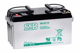 SSB SBL 80-12i 12V 80Ah AGM buferinė baterija, nereikalaujanti priežiūros