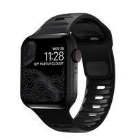 Nomad Sport apyrankė M/L, juodos spalvos – Apple Watch 49mm/46mm/45mm/44mm/42mm