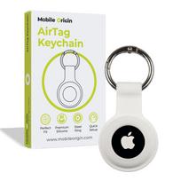 Mobile Origin AirTag raktų pakabukas, baltos spalvos