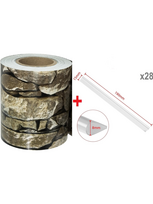 Tvoros juostos rinkinys 35x0.19 m (450 g/m²) + 28 klipsai, Stein Optik