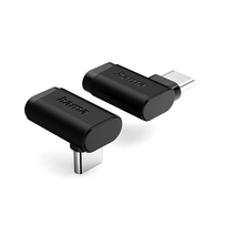 Hama 90°C USB-C Angled Adapter, juodas - Adapteris