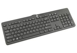Laidinė kompiuterio klaviatūra HP Business Slim Business Slim 803181-031, Anglų (UK), juoda sp.