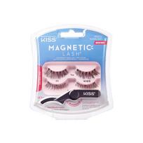 Magnetinės blakstienos Kiss Magnetic Lash Variant 02, 2 vnt., juoda sp.