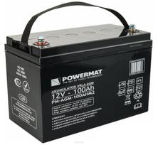 Akumuliatorius Powermat VRLA AGM C20, 12V, AGM-100AHM2