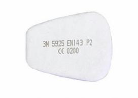 Kietųjų ir skystųjų dalelių priešfiltris P2 (pora), 3M