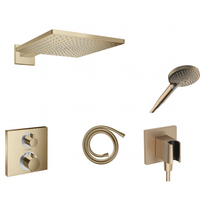 Potinkinis termostatinis dušo 5 in 1 komplektas HANSGROHE Raindance E 300, šveista bronza, 26238140+15714140+26889140+28272140+26531340