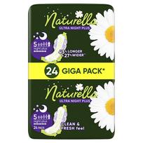 Naturella Ultra Night Plus sanitary napkins for women 24 pcs Intymioji higiena Įklotai ir higieniniai paketai