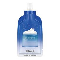 Beausta BEAUSTA Aqua Sleeping Mask 20 ml 20ml korėjietiška drėkinanti veido kaukė