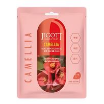 Jigott Jigott Camellia Real Ampoule Mask 27 ml 27ml korėjietiška lakštinė veido kaukė