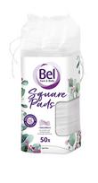 Bel Square makeup remover pads Face & Body Cosmetic 50 pcs makiažo valymo kempinėlė