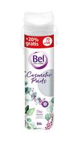 Bel Round makeup remover pads Face & Body Cosmetic 70 + 14 pcs makiažo valymo kempinėlė