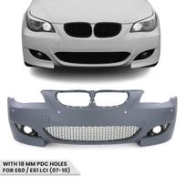 M look Priekinis Bamperis skirtas BMW E60 / E61 LCI (07-10) su 18 mm PDC angomis