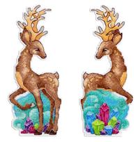 Siuvinėjimo kryželiu rinkinys „Silver Hoof“ ant plastikinės drobės, 20x8 cm, SR-1186