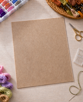 Perforuotas kartonas kryželiui siuvinėti 22×27 cm, 14 ct, 275 g/m²