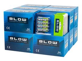 BLOW SUPER ŠARMINĖ AA LR6 baterijų lizdinės plokštelės pakuotė