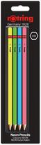 Rotring Core pieštukų rinkinys Neon HB 4 vnt. - 2094213