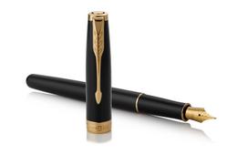 Plunksnakotis Parker Sonnet Black Lacquer GT (M) dovanų dėžutė - 19341459