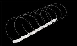 Balandžių atbaidymo spiralė Jacopic 10 cm (33 cm x 180 vnt)