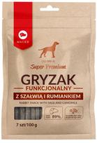 Skanėstas šunims Maced Super Premium Rabbit Snack With Sage, triušiena, 0.1 kg