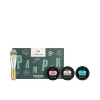 Veido kaukių rinkinys The Body Shop Pamp-R, 3 vnt.