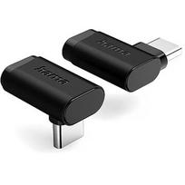 Hama 90°C USB-C Angled Adapter, black - Adapter 00200359