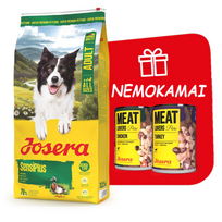 JOSERA SensiPlus 12,5kg + Josera Meatlovers 2x400g NEMOKAMAI
