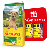 JOSERA Balance 12,5kg + Josera Meatlovers 2x400g NEMOKAMAI