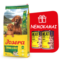 JOSERA Mother&Puppy 12,5kg + Josera Meatlovers 2x400g NEMOKAMAI
