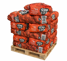 Medžio anglis „Get Red“ 21 vnt.x10 kg. (kepsninėms ir griliams, stambios frakcijos).