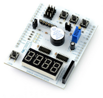Velleman VMA209 jutikliai LM35 + DS18B20 - daugiafunkcis Arduino skydas