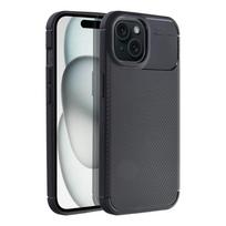 Dėklas telefonui CARBON PREMIUM IPHONE 15 juodas