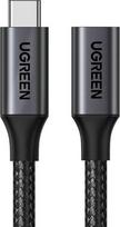 Ugreen Usb-c 3.2 prailgintuvas 1m, juodas, 10gbps, 100w