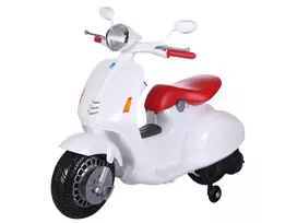 Vaikiškas elektrinis motoroleris „VESPA" PA0139 BI, baltas