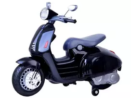 Vaikiškas elektrinis motoroleris „VESPA" PA0139 CY, juodas