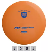 Diskgolfo diskas DISCMANIA Fairway Driver S-Line FD1 Orange